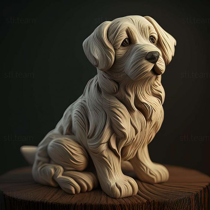 3D model Wetterhoon dog (STL)